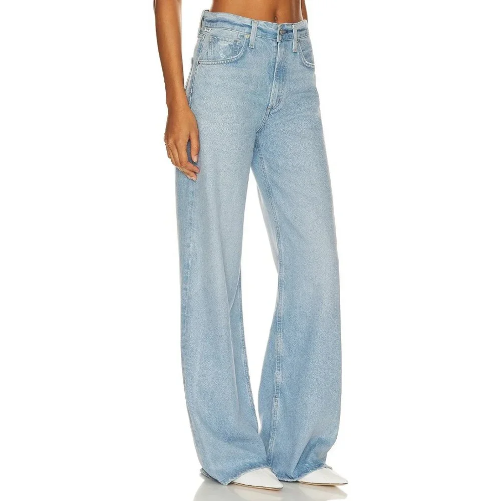 NWT Citizens Of Humanity Paloma Baggy in Alemayde Wide Leg Jeans 26 $228 - Picture 3 of 10